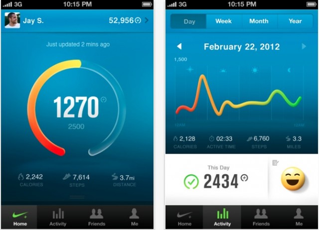 Nike+ FuelBand App