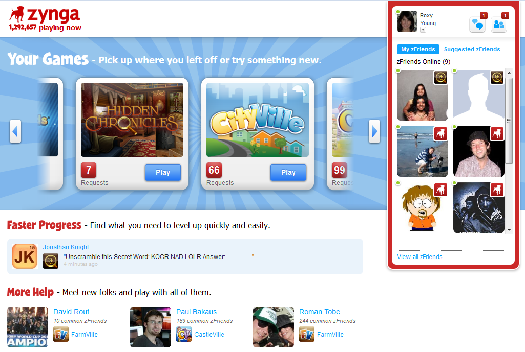 Zynga's "Project Z" Social Games on Its Own Site (Through Facebook) Lauren Goode Social