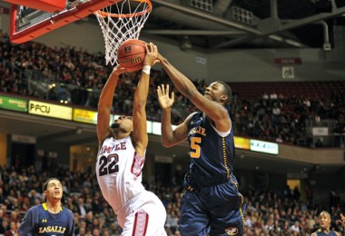 ncaa basketball block shot