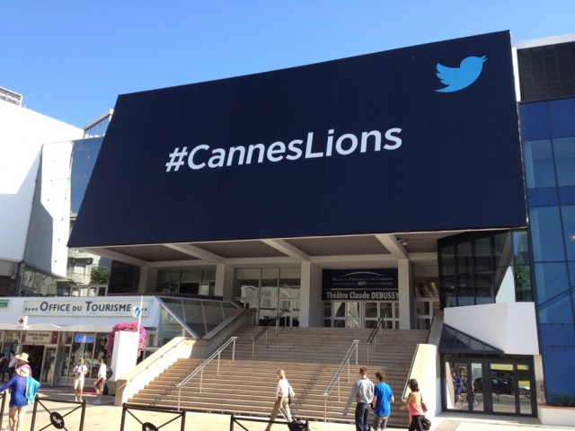 twitter billboard cannes