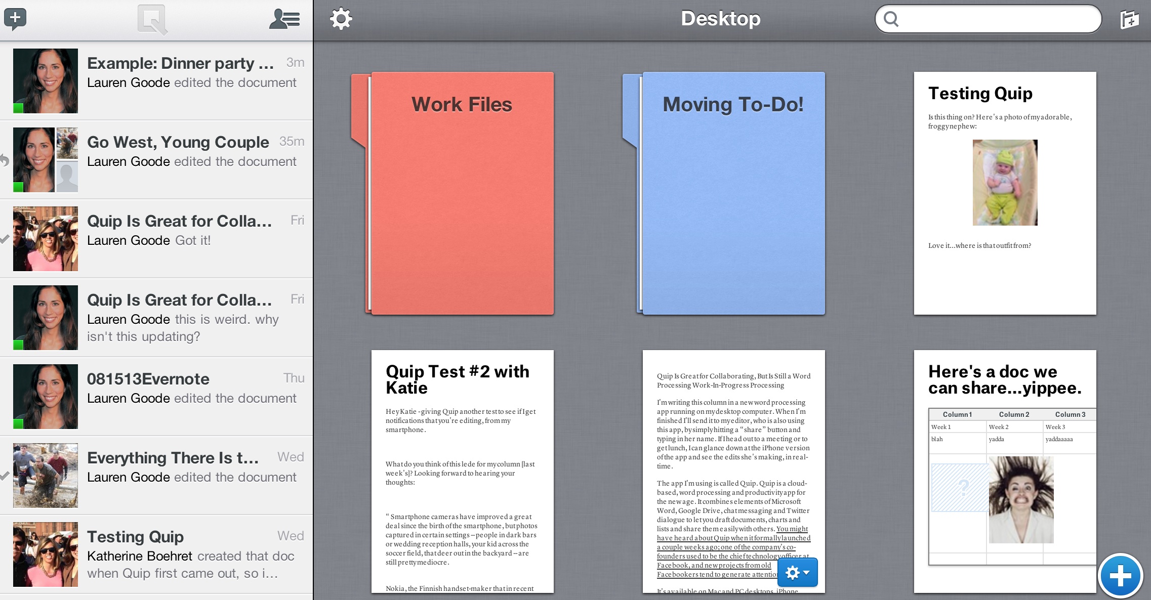 Quip Great for Collaborating, Still a WordProcessing WorkinProgress