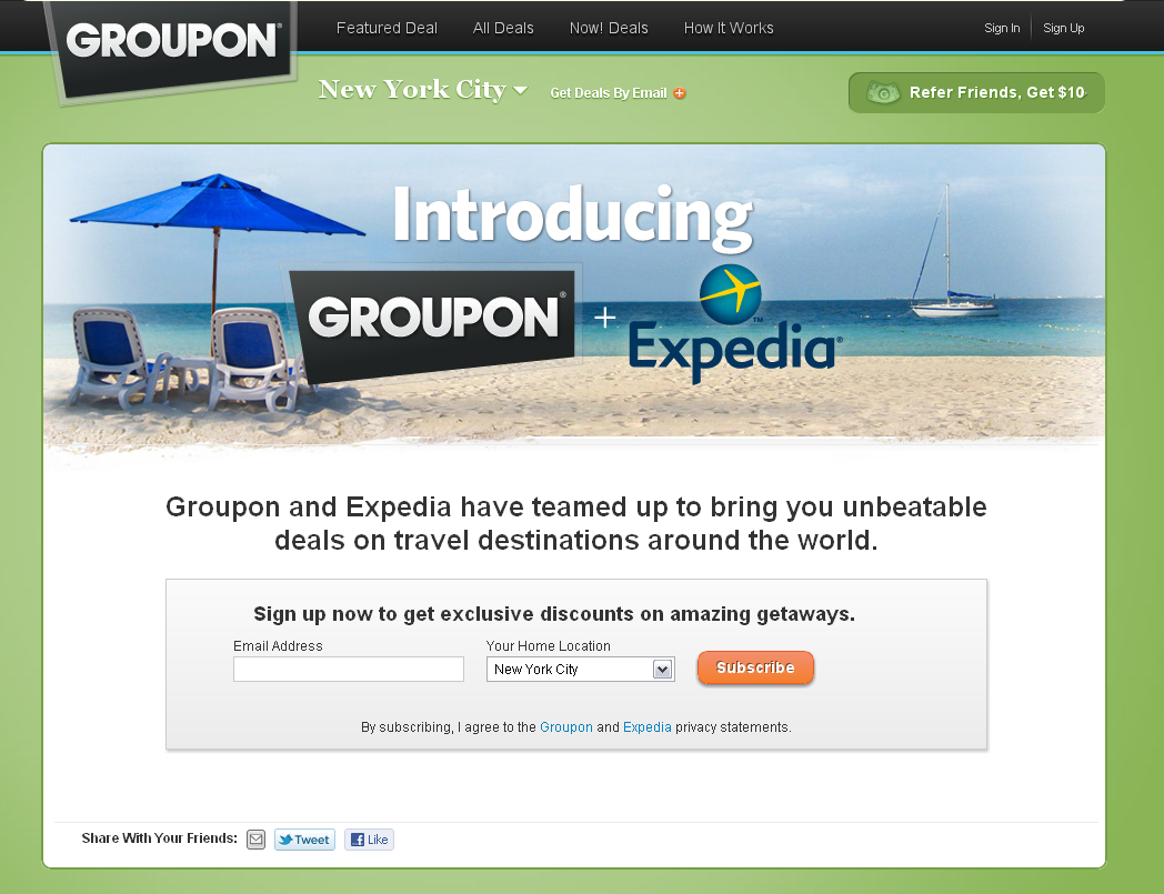 groupon travel offers