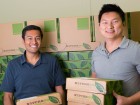 NatureBox founders Gautam Gupta (left) and Ken Chen