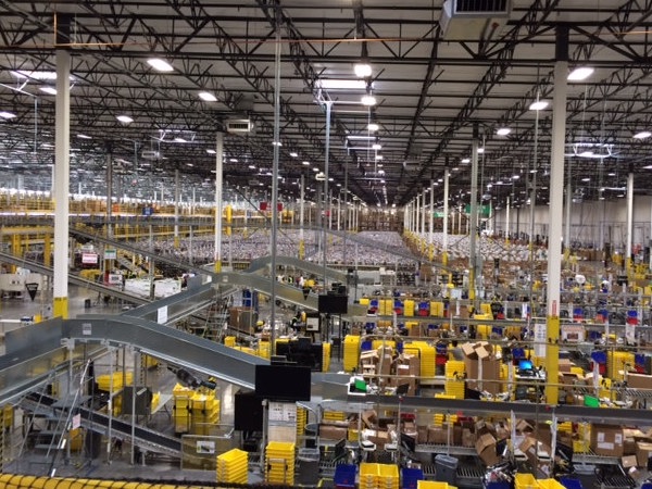 An inside look at an  warehouse